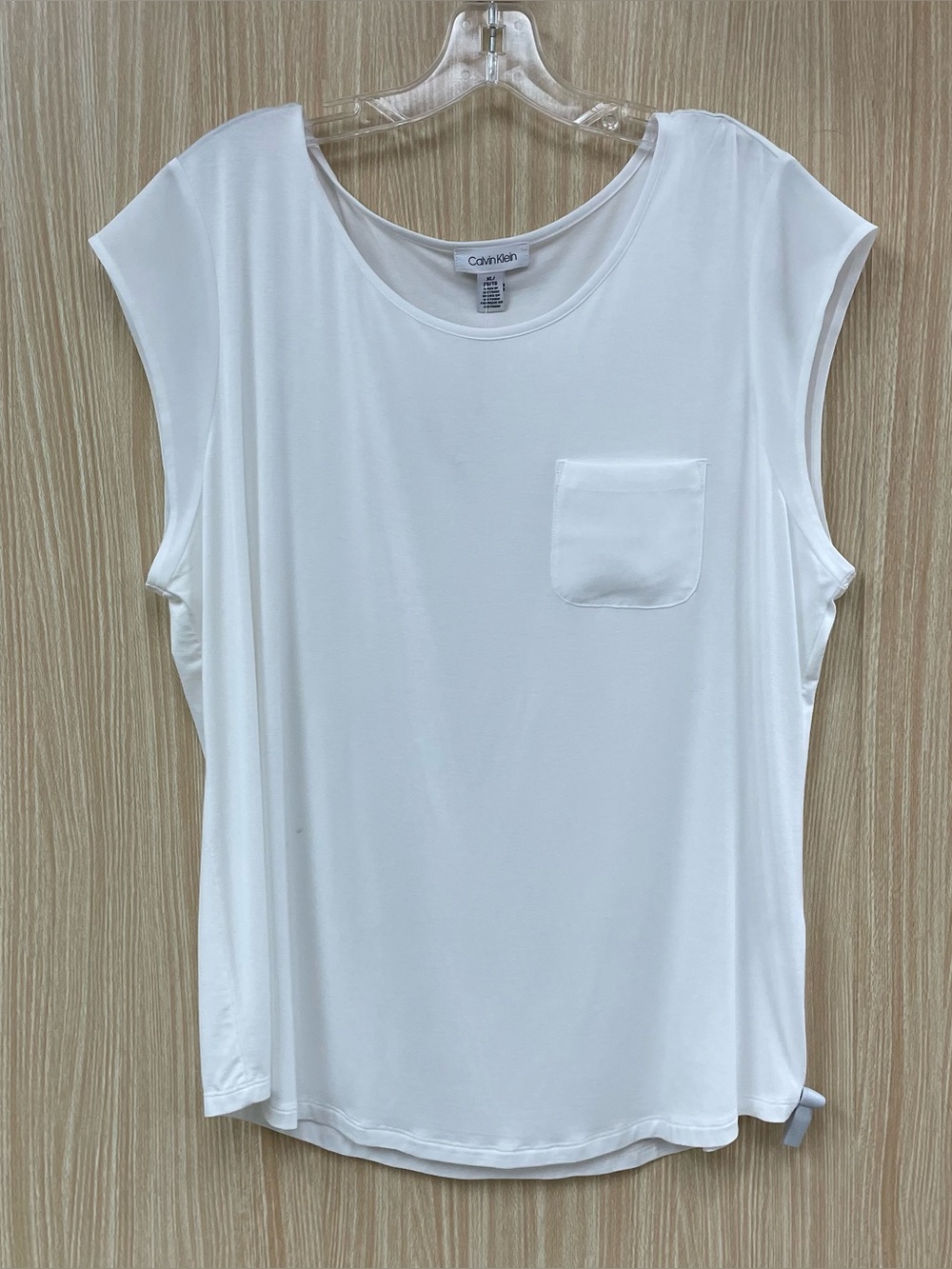 Calvin Klein white top size XL